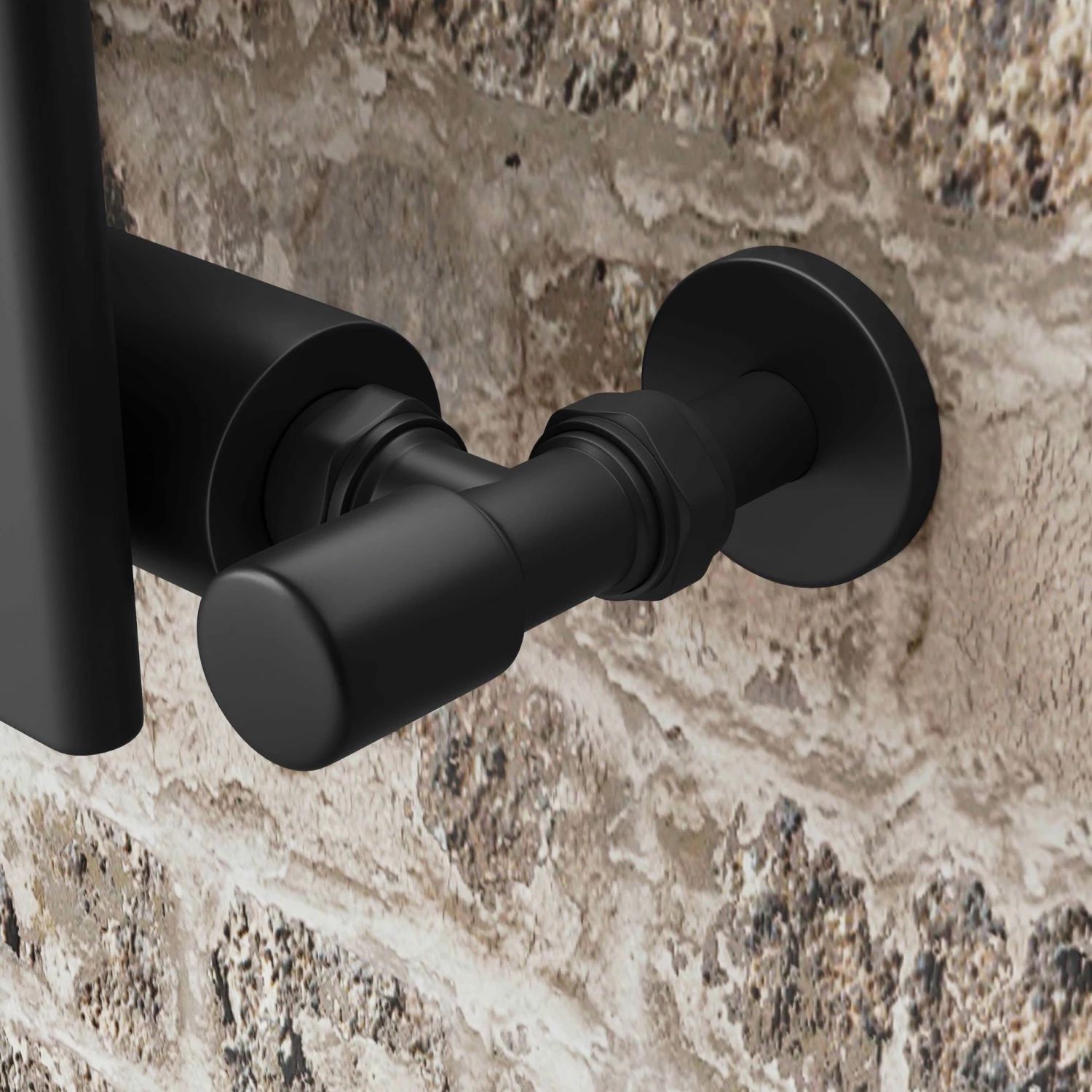 Faro Matt Black Single Flat Panel Vertical Radiator 1600x420mm - Image 6