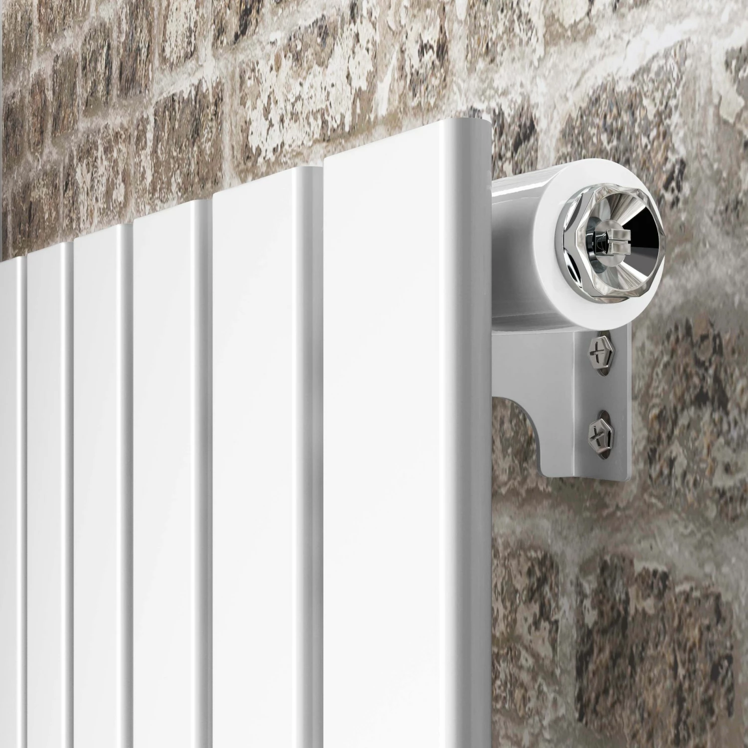 Faro White Single Flat Panel Vertical Radiator 1800x490mm - Image 5