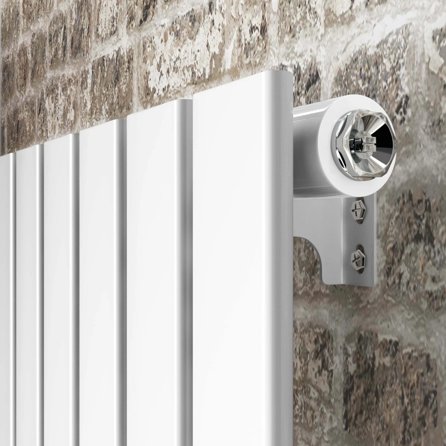 Faro White Single Flat Panel Horizontal Radiator 450x980mm - Image 5