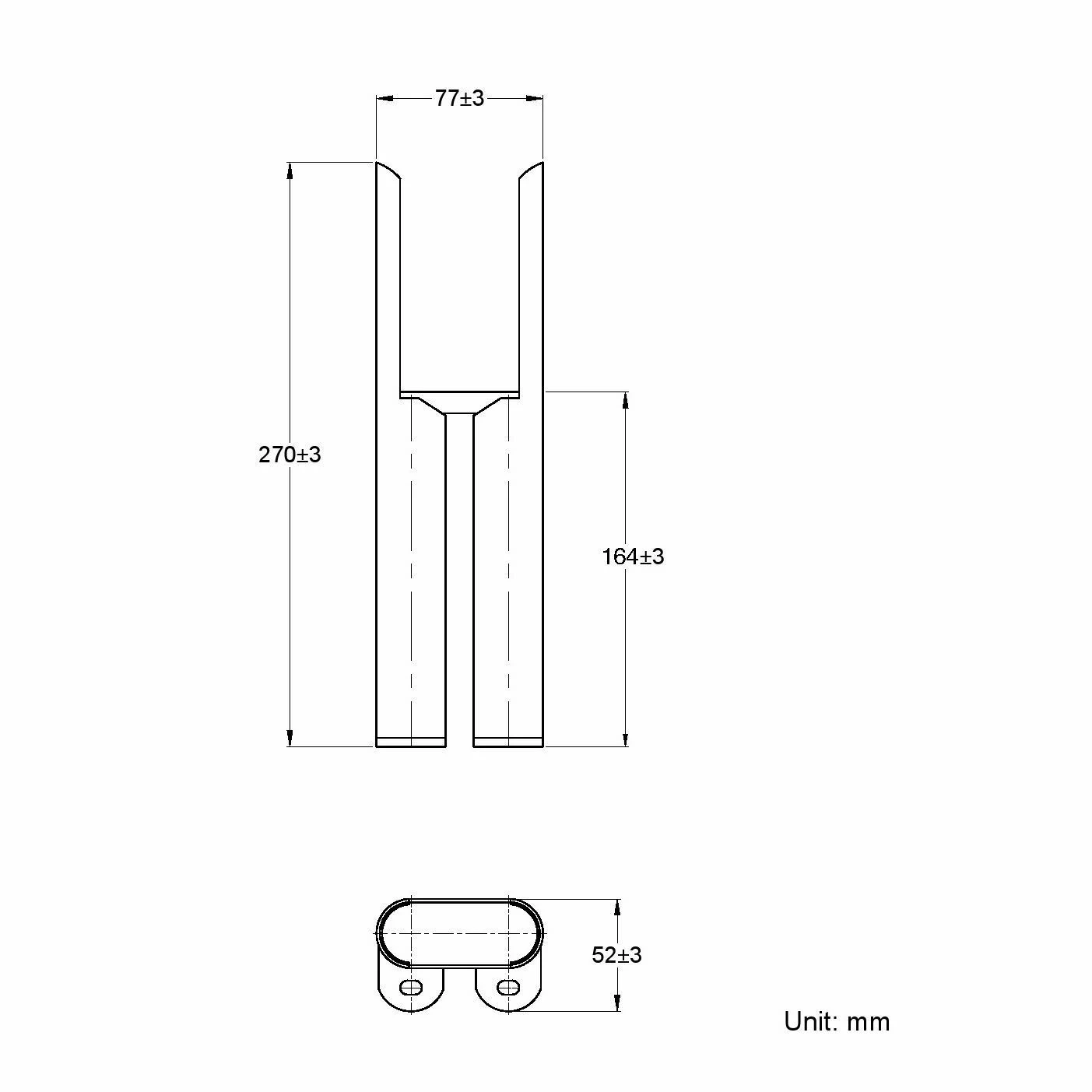 White Traditional 2 Column Radiator Feet - Image 2