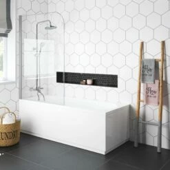 Venice 4mm Bath Screen - 1000mm