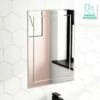 Bella Art Deco Bathroom Mirror 700x500mm