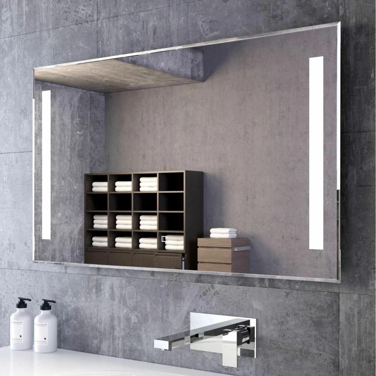 Emielia Large Illuminated LED Mirror 600x1000mm