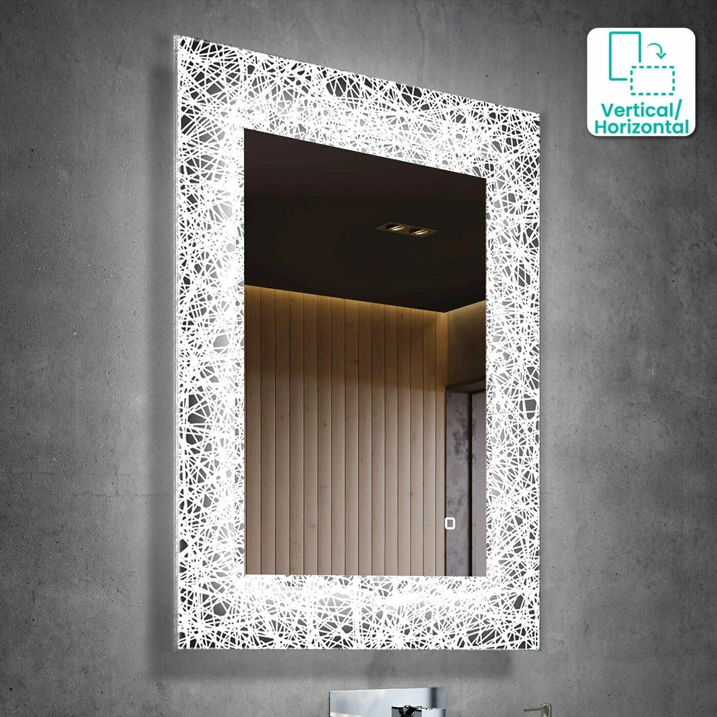 Layla Illuminated LED Mirror 800x600mm