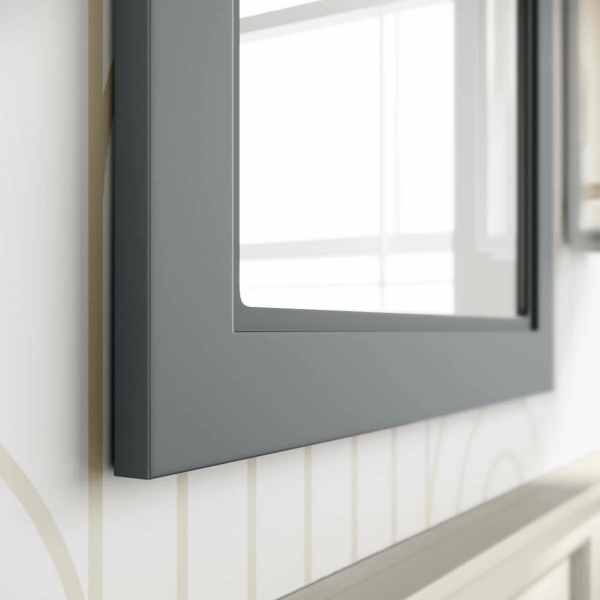 Dove Grey Bathroom Mirror 700x500mm - Image 4