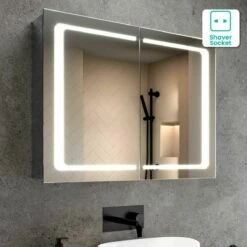 Arabella Illuminated LED Mirror Cabinet 600x800mm