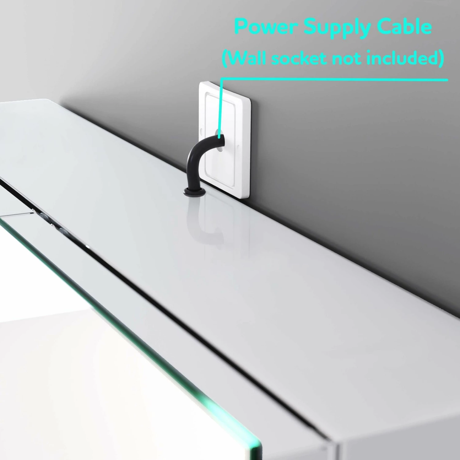 Amara Illuminated LED Mirror Cabinet 600x600mm - Image 9