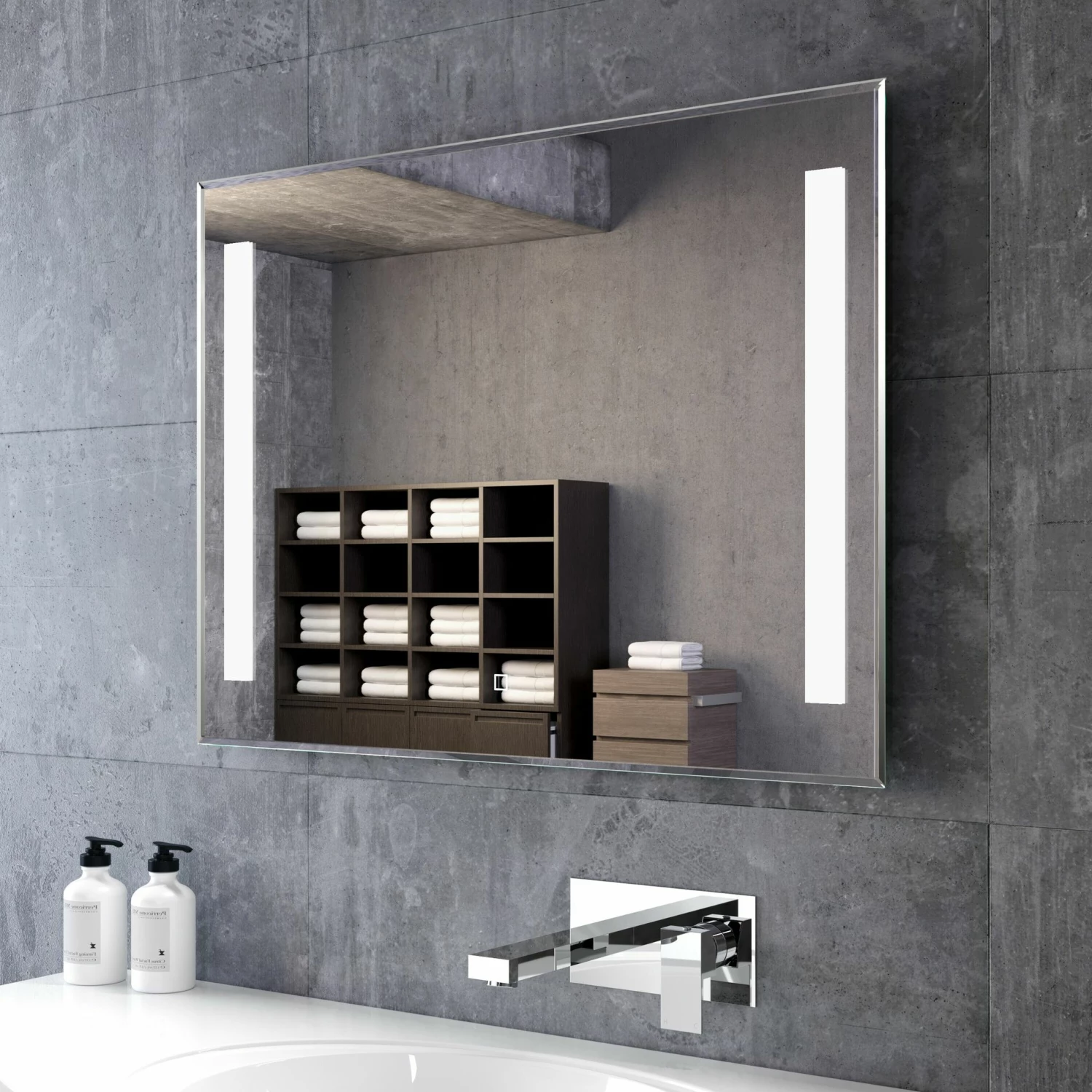 Emielia Illuminated LED Mirror 600x800mm - Image 2