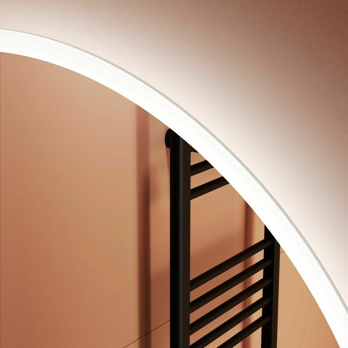 Aria Round Illuminated LED Mirror 500mm - Image 3