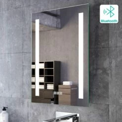 Emielia Illuminated LED Mirror With BLUETOOTH Speaker 700x500mm