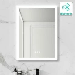 Ellie Illuminated LED Mirror With BLUETOOTH Speaker 800x600mm