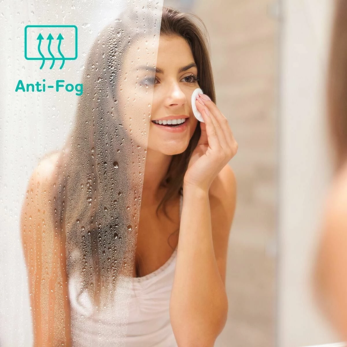 Aria Round Illuminated LED Mirror With BLUETOOTH Speaker 800mm - Image 6