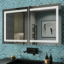 Allyson Illuminated LED Mirror Cabinet 600x1000mm