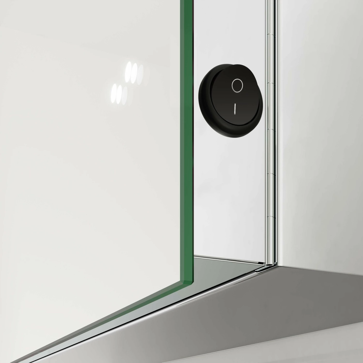 Madison Battery Operated Illuminated LED Mirror Cabinet 600x800mm - Image 5