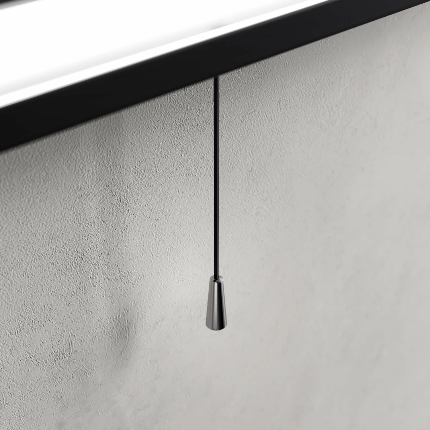 Olivia Battery Operated Black Framed Illuminated LED Mirror 600x400mm - Image 4