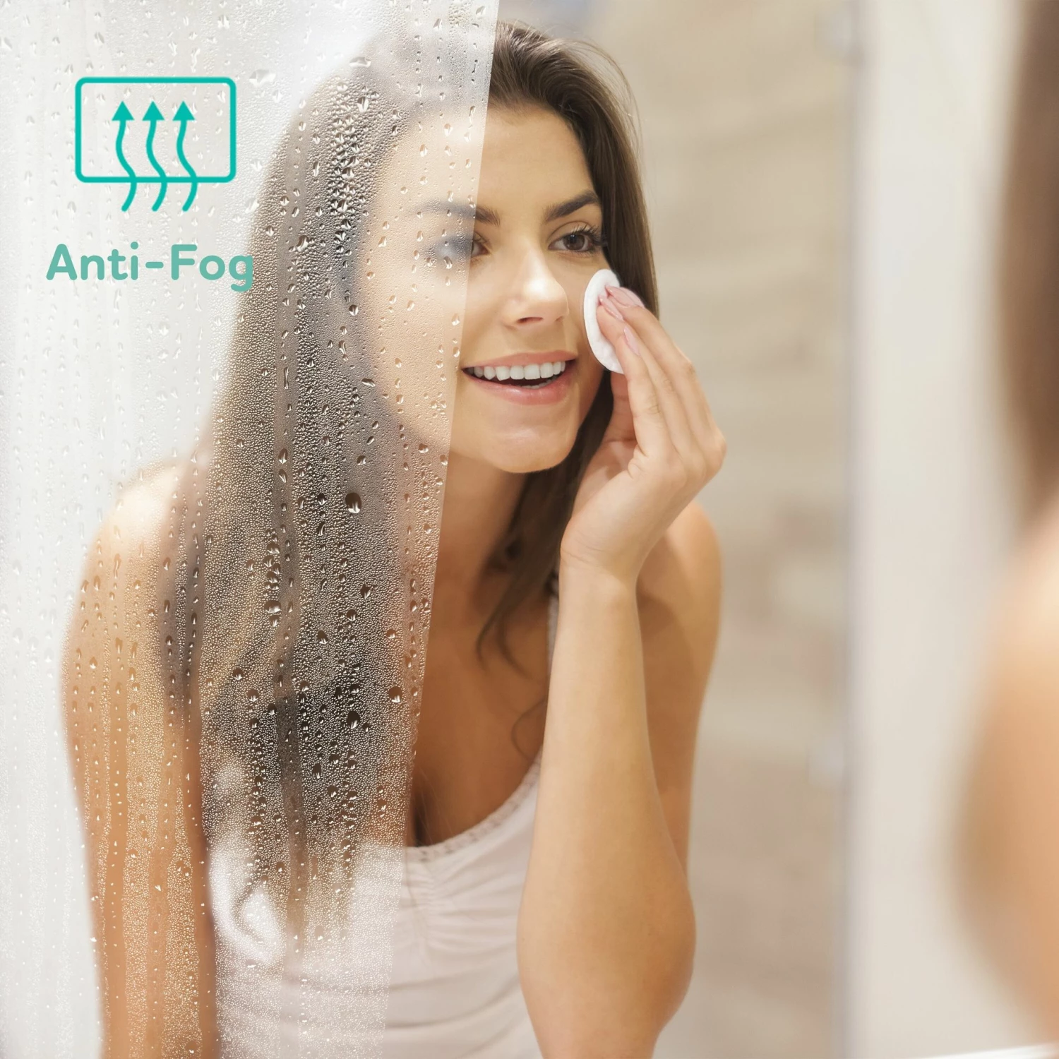 Olivia Black Framed Illuminated LED Mirror With BLUETOOTH Speaker 700x500mm - Image 7