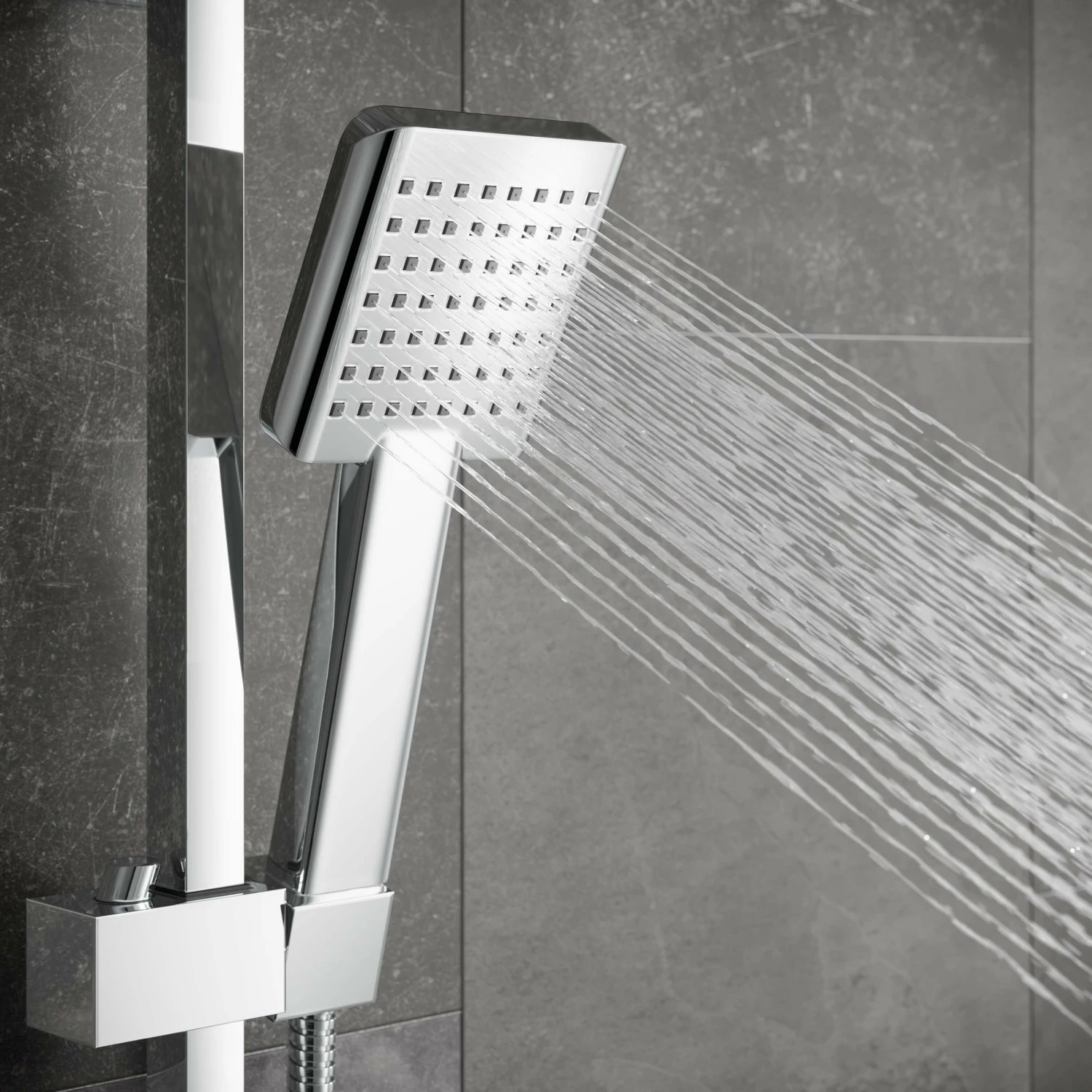 Carrick Square Thermostatic Shower Set - Image 2