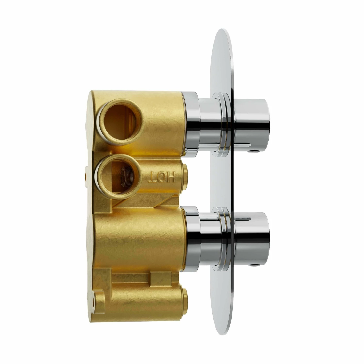 Ballina Premium Chrome Round Thermostatic Shower Set - 200mm Head & Slider Hand Shower - Image 7