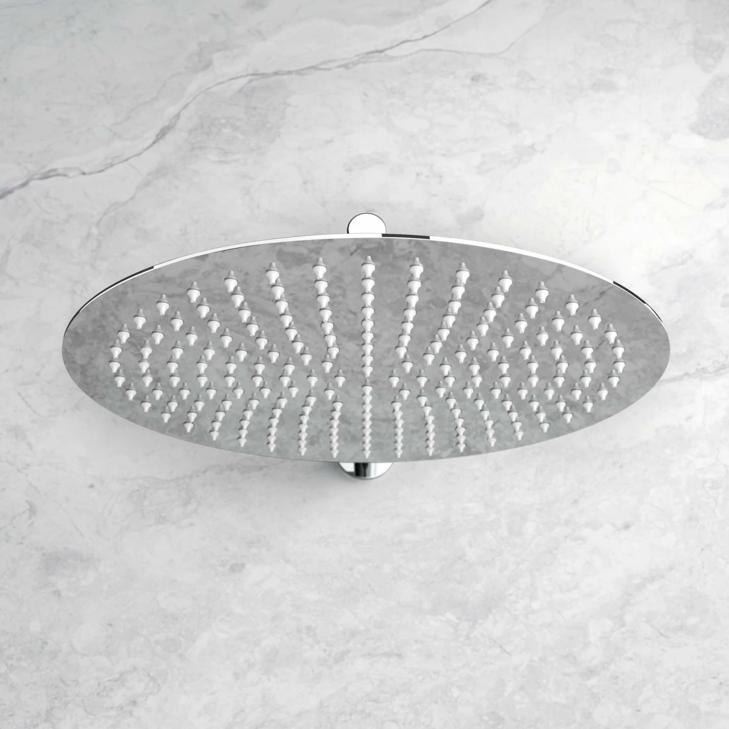 Ballina Premium Chrome Round Thermostatic Set - 300mm Head, Hand Shower & Body Jets - Image 3