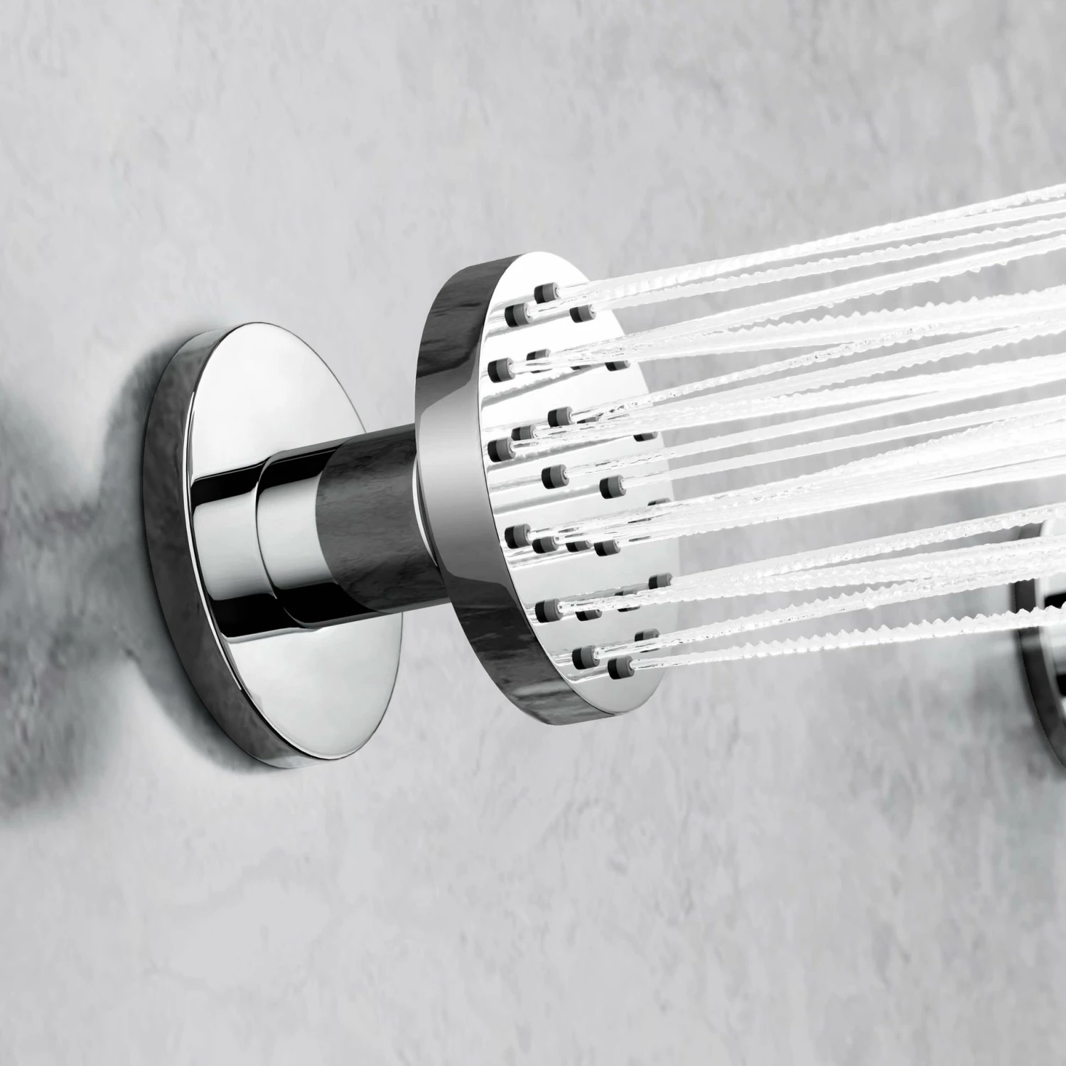 Ballina Premium Chrome Round Thermostatic Set - 300mm Head, Hand Shower & Body Jets - Image 5