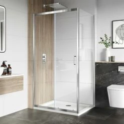 London 6mm Sliding Shower Enclosure 1000x760mm