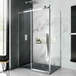 Oslo Premium Easy Clean 8mm Sliding Shower Enclosure 1200x800mm