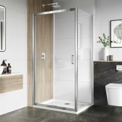 London 6mm Bifold Shower Enclosure 1000x800mm