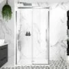 Stockholm Easy Clean 8mm Frameless Sliding Shower Enclosure 1100x900mm