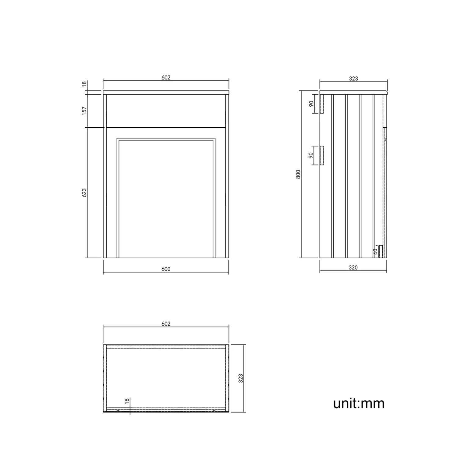 Monaco Chalk White Combination Vanity Basin And Hudson Toilet With Wooden Seat 1200mm - Gold Accents - Image 12