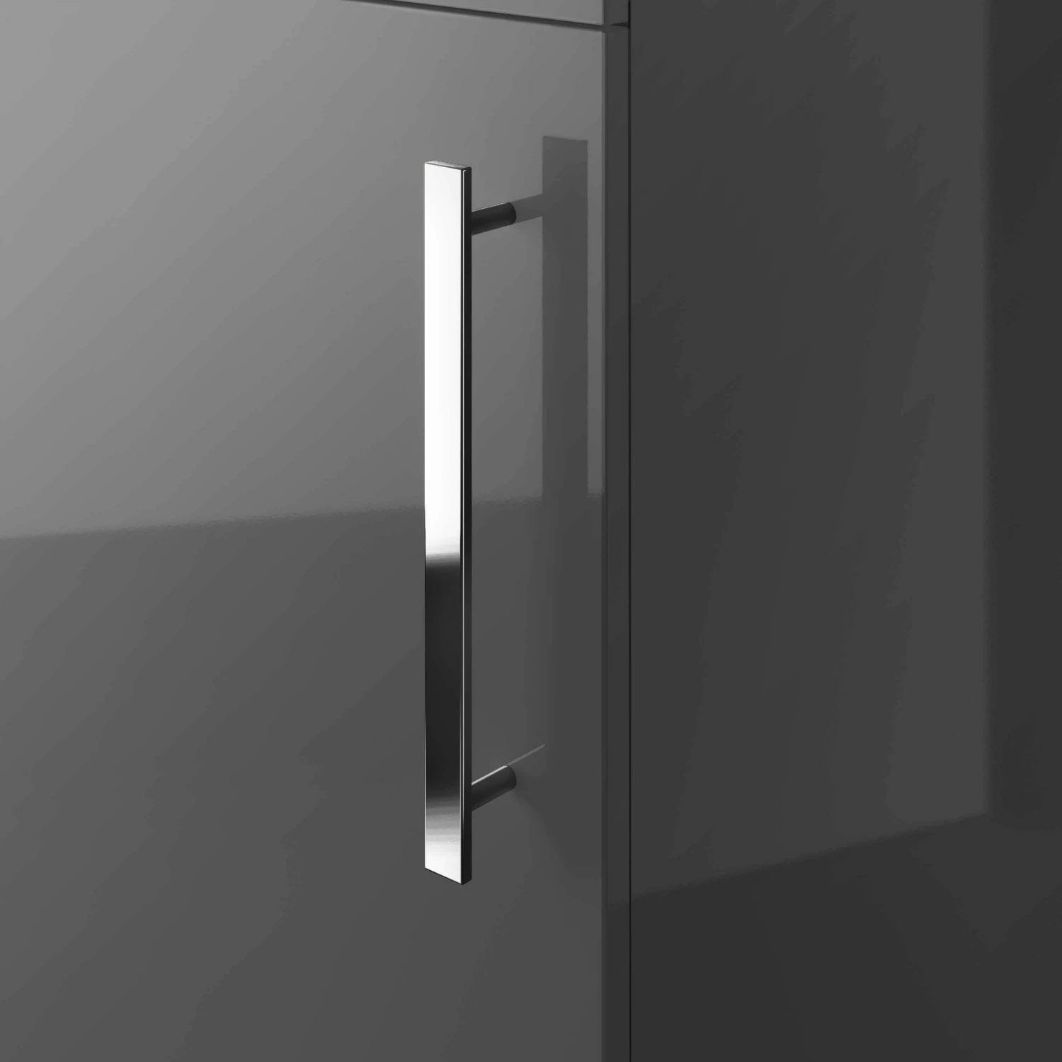 Avon Stone Grey Cloakroom Floor Standing Basin Vanity 400mm And Toilet Set - Image 5