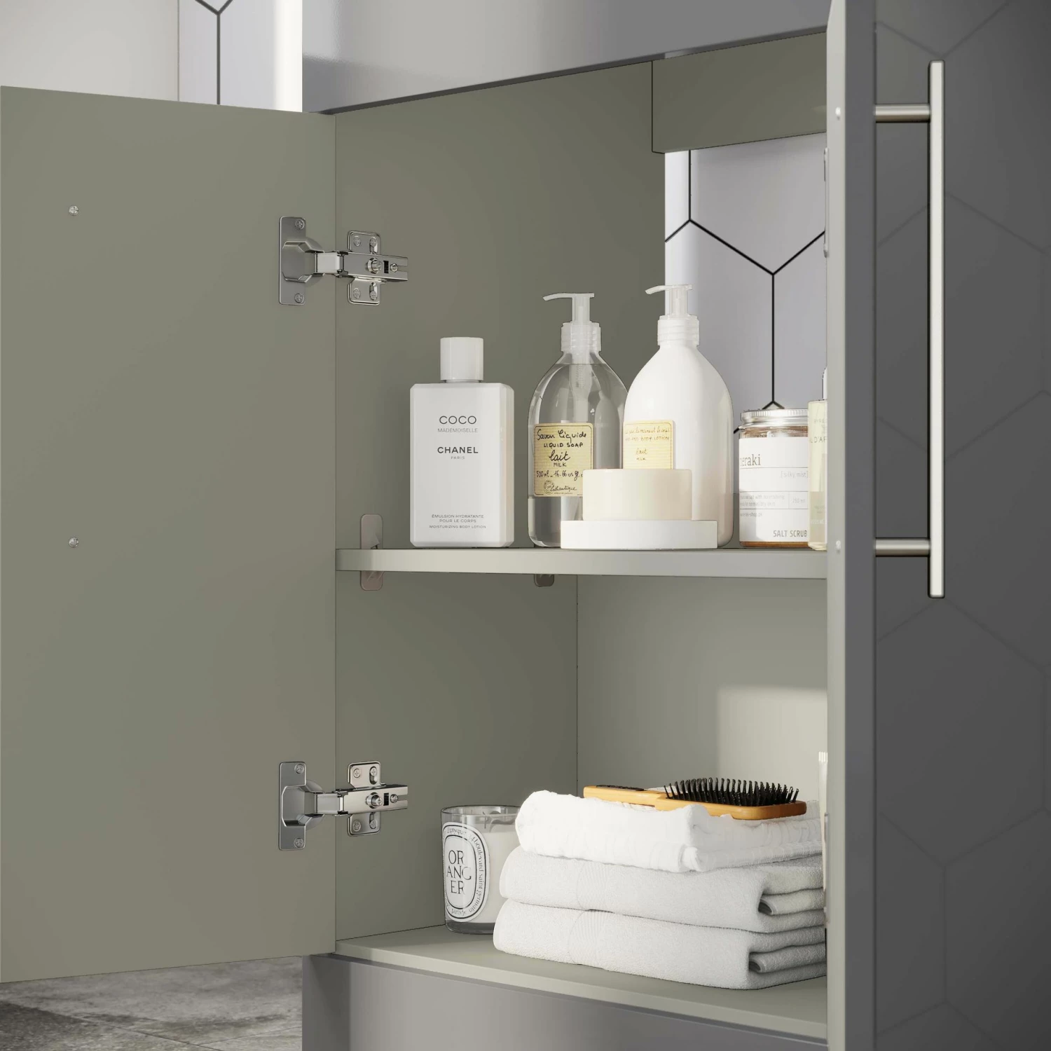 Avon Stone Grey Basin Vanity 500mm And Toilet Set - Image 3